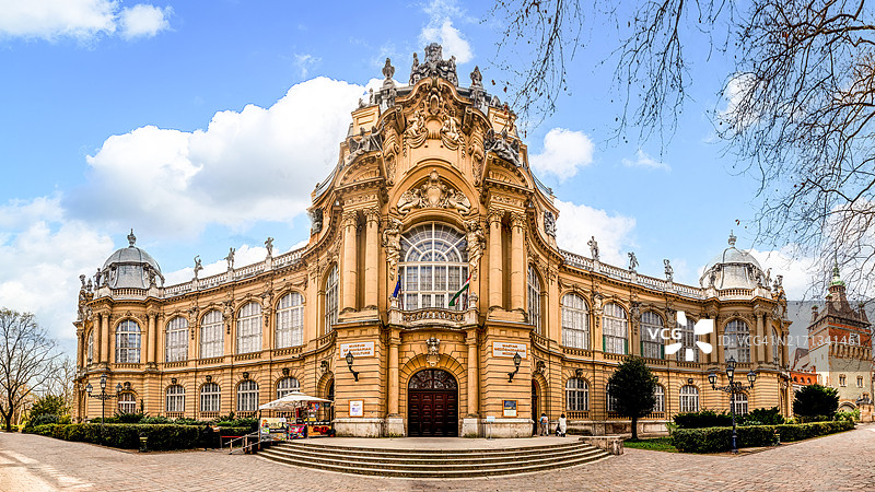 布达佩斯瓦伊达胡尼城堡图片素材