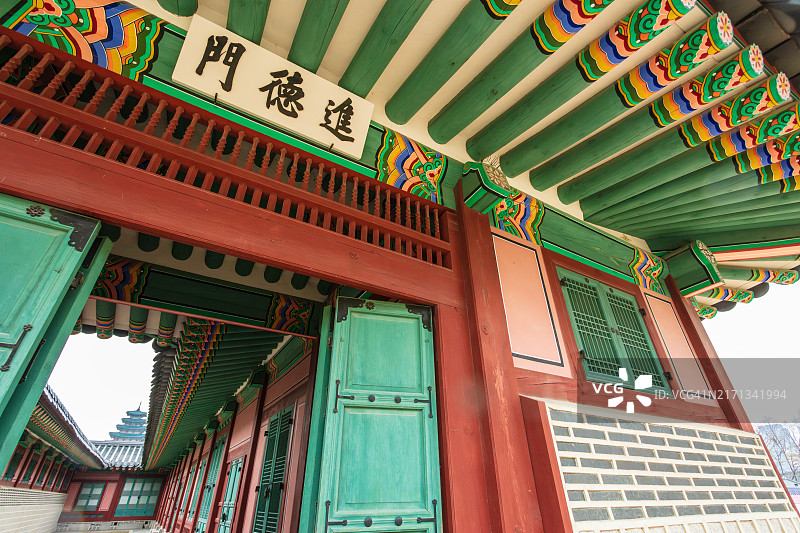 韩国首尔景福宫图片素材