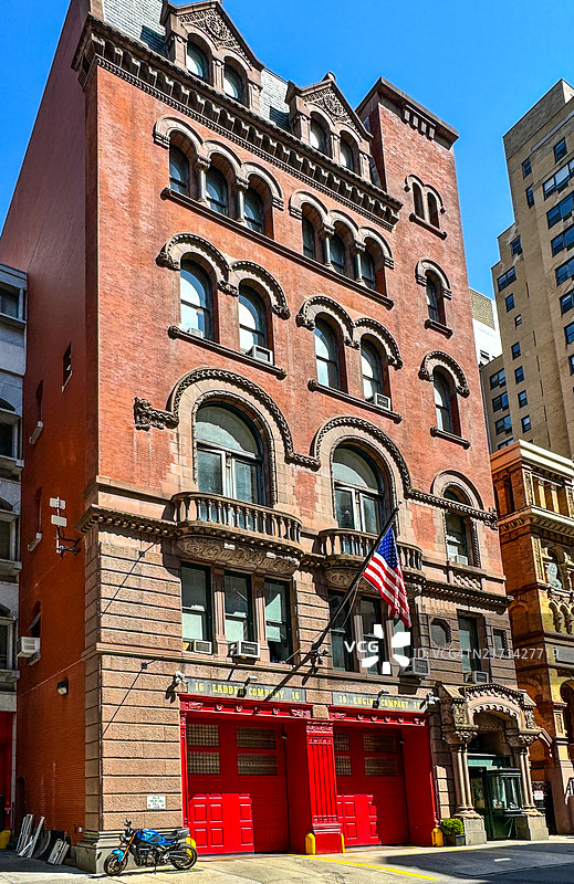 纽约市消防局的罗马复兴建筑图片素材