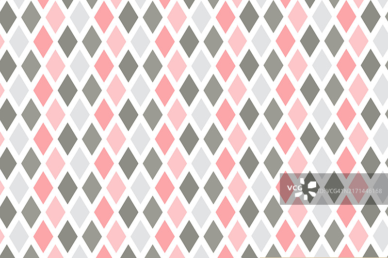 彩色几何形状无缝图案，抽象极简背景图片素材