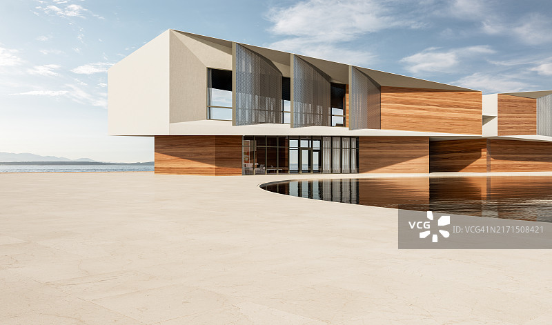 现代住宅大理石地板图片素材