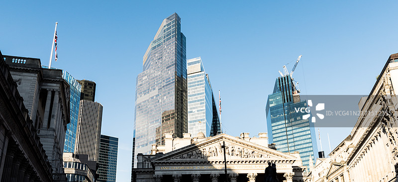 伦敦天际线黄昏景色图片素材