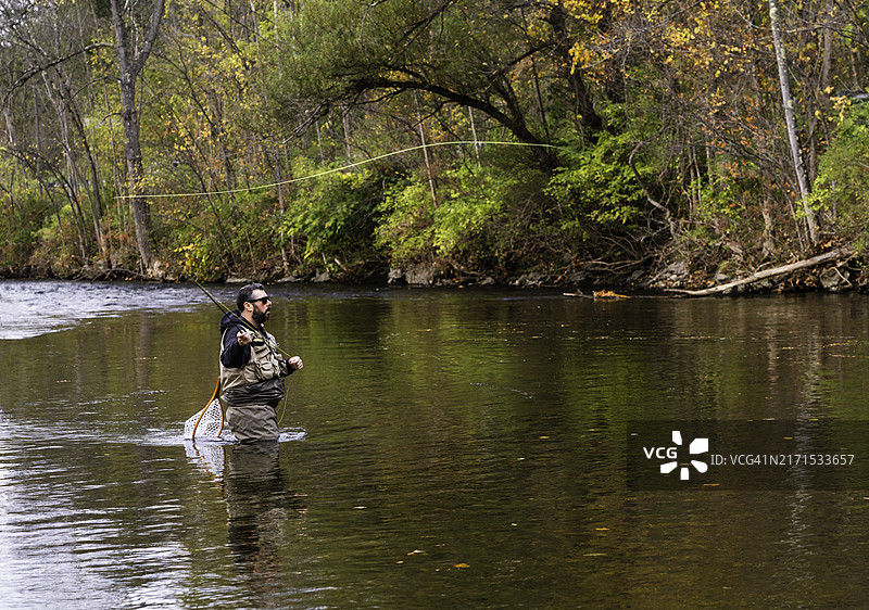 佛蒙特州飞蝇钓图片素材