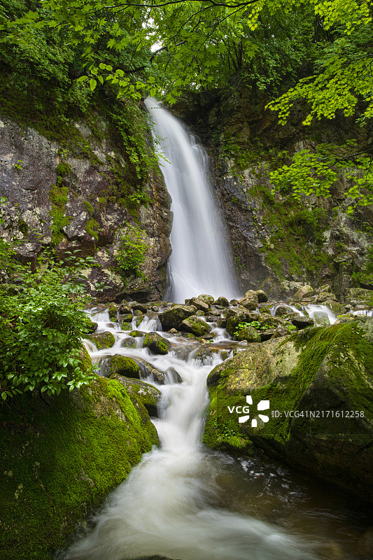 江原道铁原郡梅月台瀑布图片素材