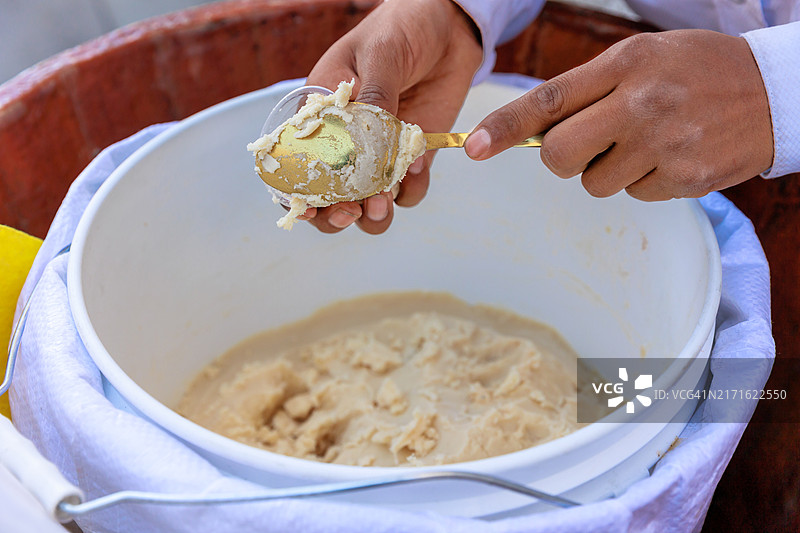 奶酪冰淇淋，来自秘鲁阿雷基帕的甜点图片素材