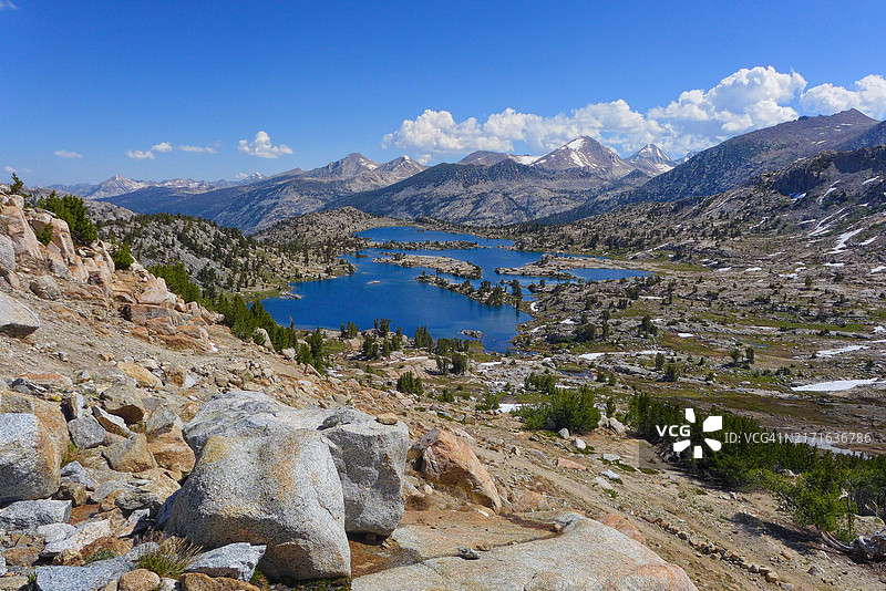 塞尔登通道的玛丽湖图片素材