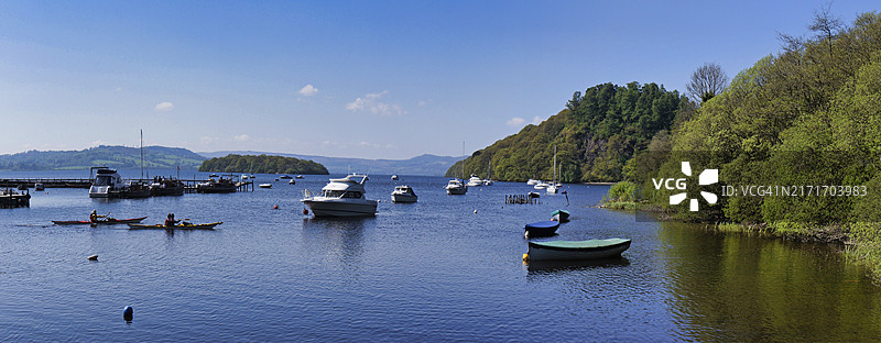 2011年5月2日苏格兰洛蒙德湖西岸风光图片素材