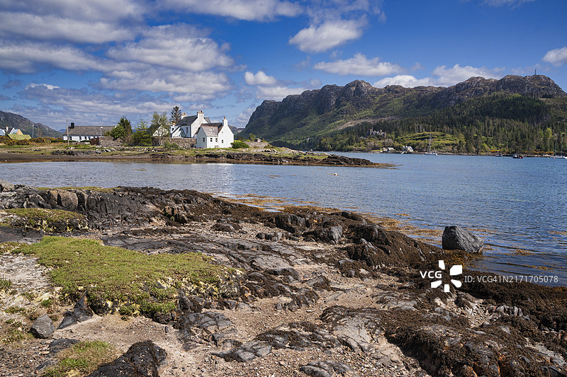 从普洛克顿眺望卡伦湖，苏格兰高地图片素材