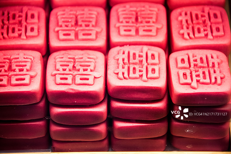 中式生日蛋糕图片素材