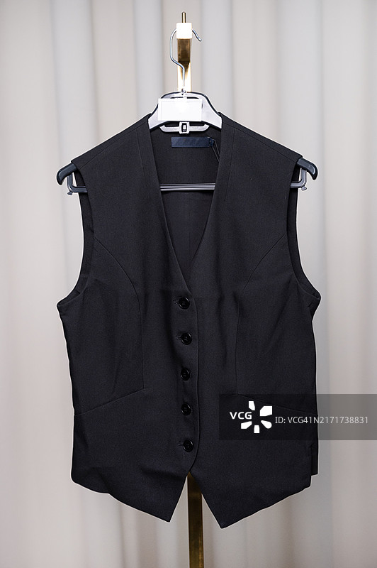 黑色无袖背心图片素材