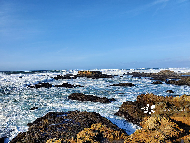美国加利福尼亚州布拉格堡海景风光图片素材