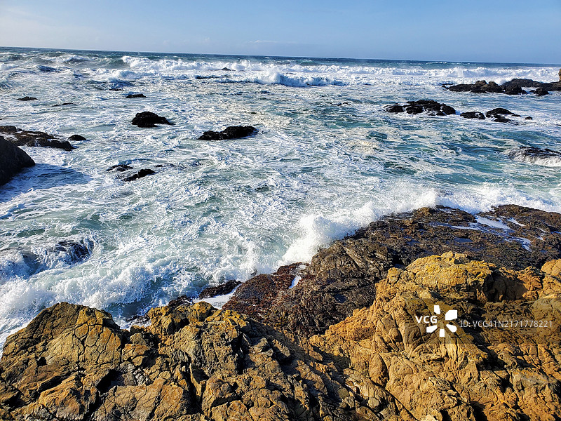 美国加利福尼亚州布拉格堡海景风光图片素材