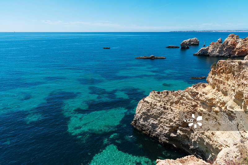 海洋与天空的美丽景色图片素材