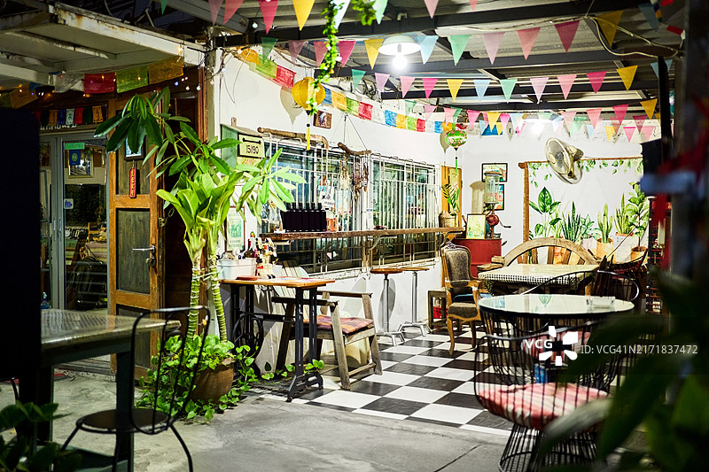 旅馆内的小型公共休息室图片素材