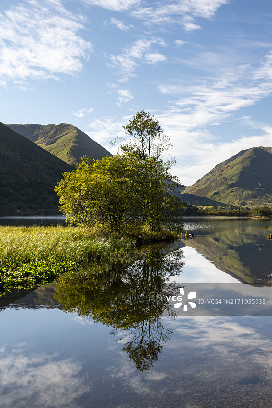 英格兰湖区哈茨普的兄弟水域图片素材