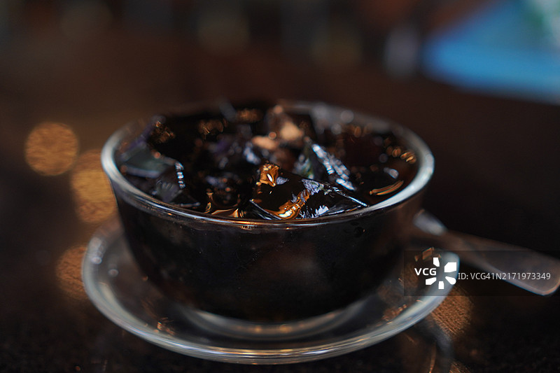 黑色烧仙草图片素材