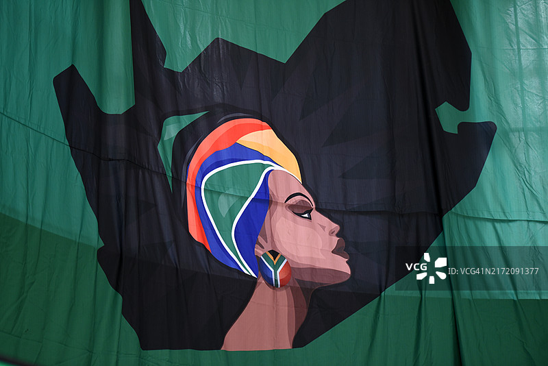 保存南非国旗图片素材