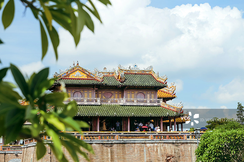越南顺化皇城午门图片素材