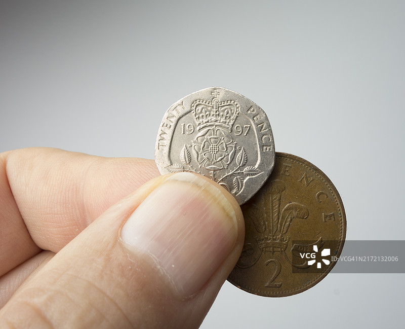 英国硬币图片素材