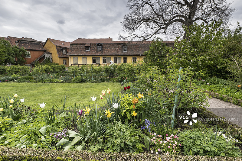 德国图林根州魏玛歌德花园图片素材