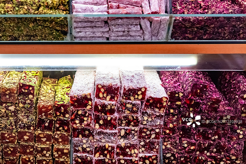 土耳其软糖什锦糖图片素材