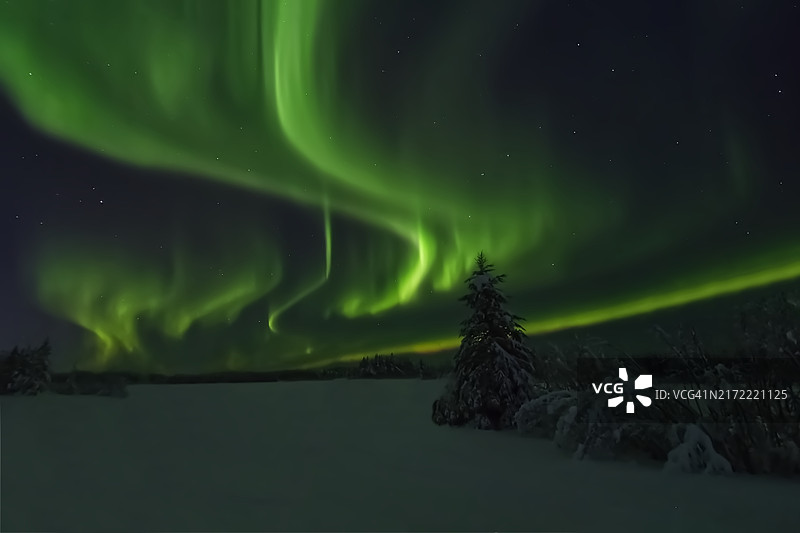 极光之路图片素材