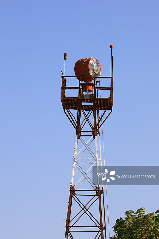 航空导航用机场信标塔图片素材