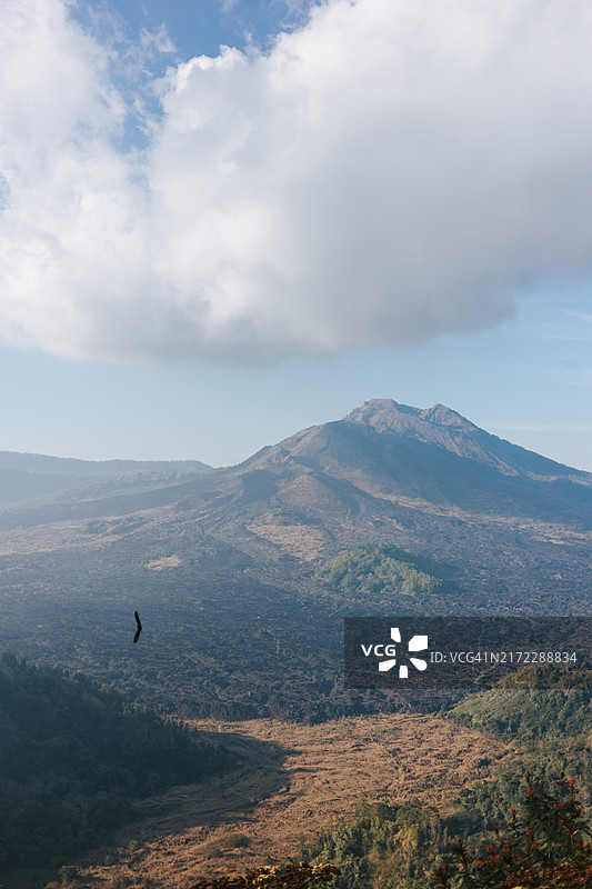 火山和群山美景图片素材