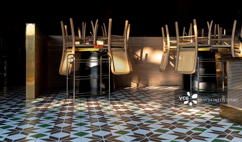 休息中的餐厅图片素材