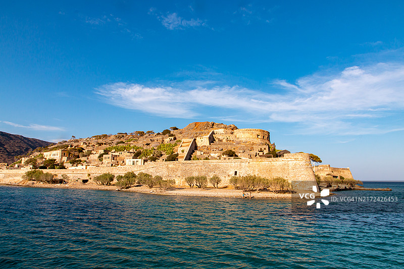 克里特岛，希腊，海洋与天空的美丽景色图片素材