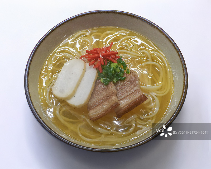 冲绳荞麦面食物模型图片素材