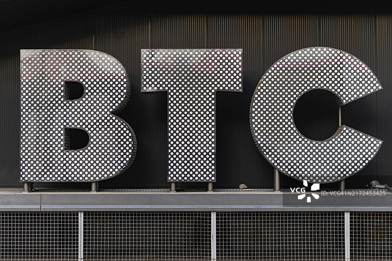 比特币，加密货币BTC标志图片素材