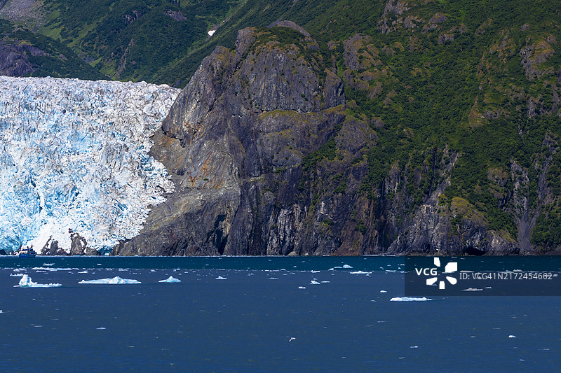 阿ialik冰川和浮冰 - 凯奈峡湾国家公园001图片素材