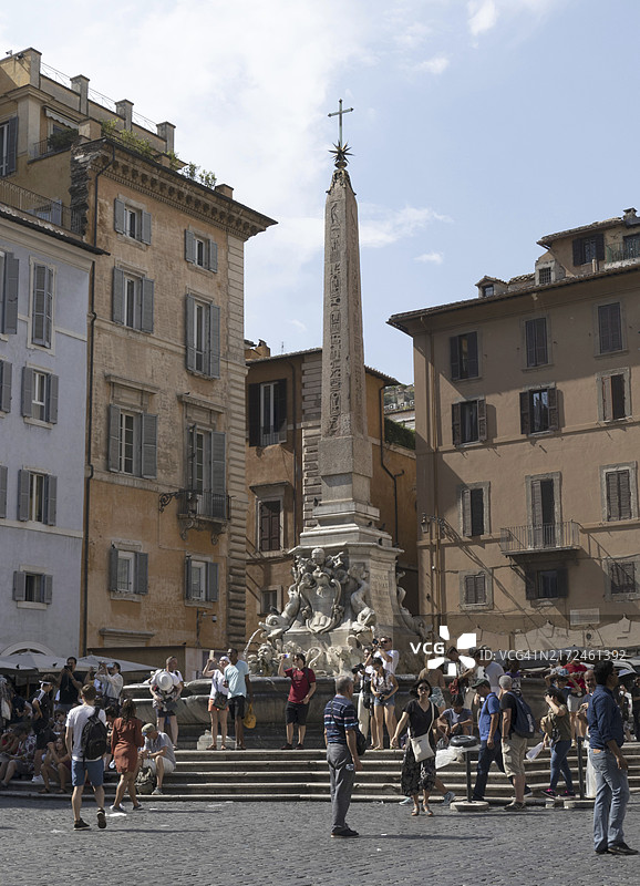 万神殿方尖碑，意大利罗马图片素材