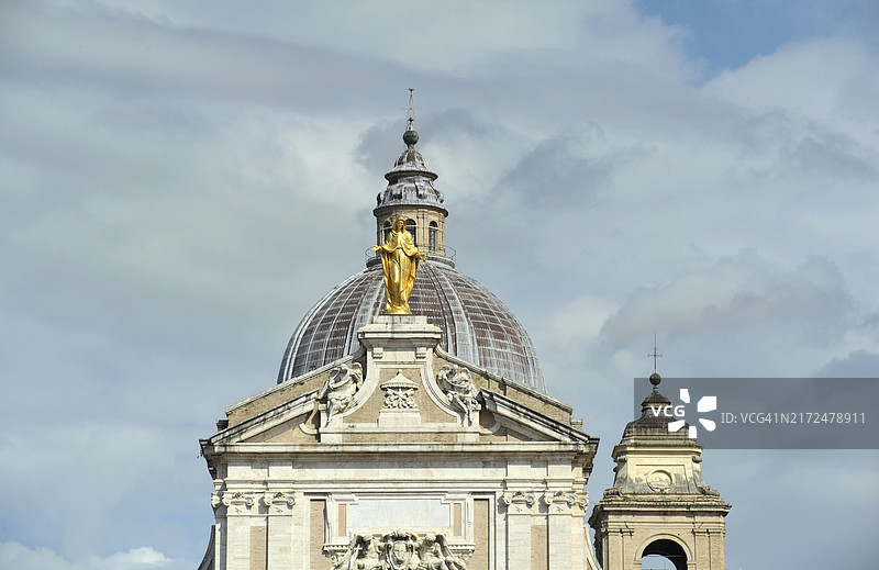阿西西圣玛丽亚天使之后堂，意大利图片素材