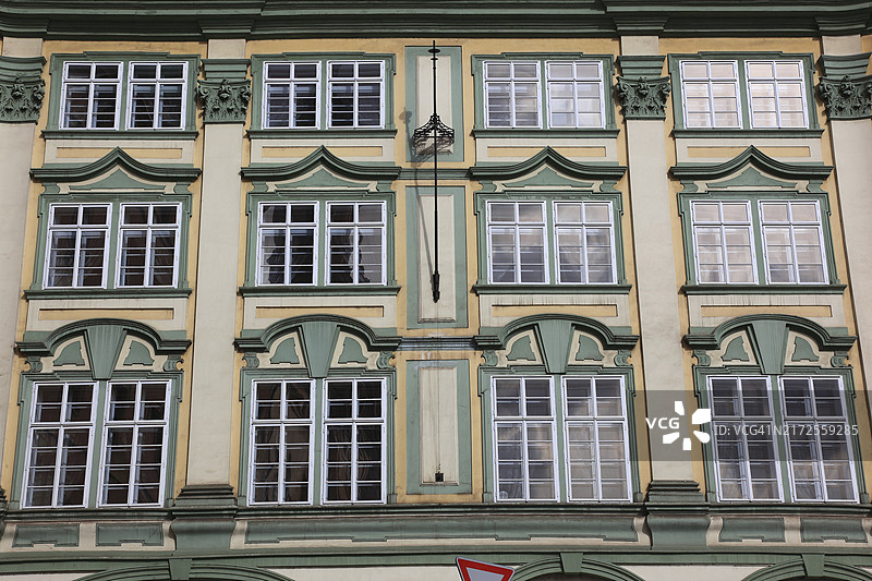 捷克布拉格小城区：斯米日茨基宫文化遗址图片素材