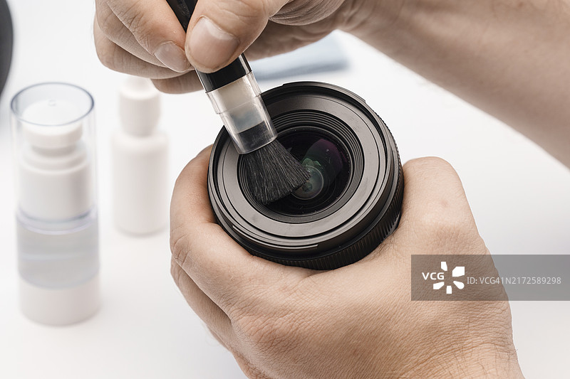 镜头和相机的清洁与保养图片素材