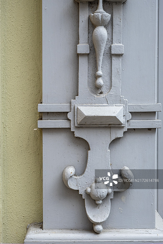 德国魏玛市中心历史建筑装饰图片素材