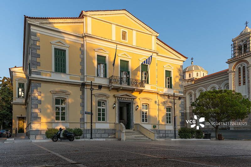 萨摩斯城镇市政厅图片素材