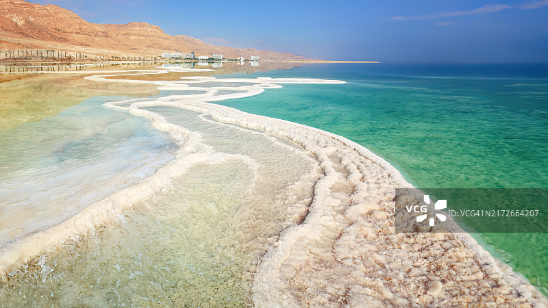 以色列死海的伊恩博克图片素材