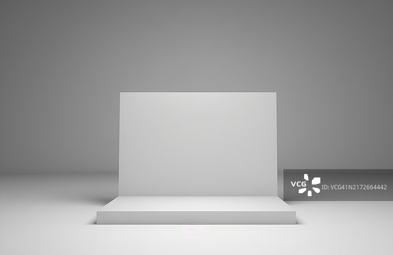 产品展示3D渲染的空展示台图片素材