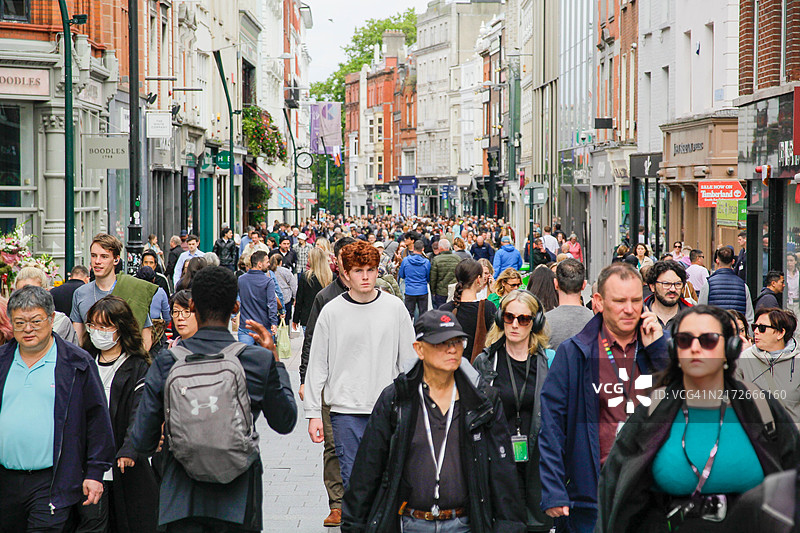 爱尔兰都柏林格拉夫顿街图片素材