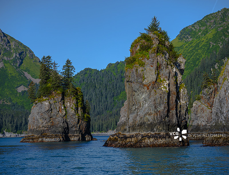 斯派尔海湾海蚀柱002图片素材