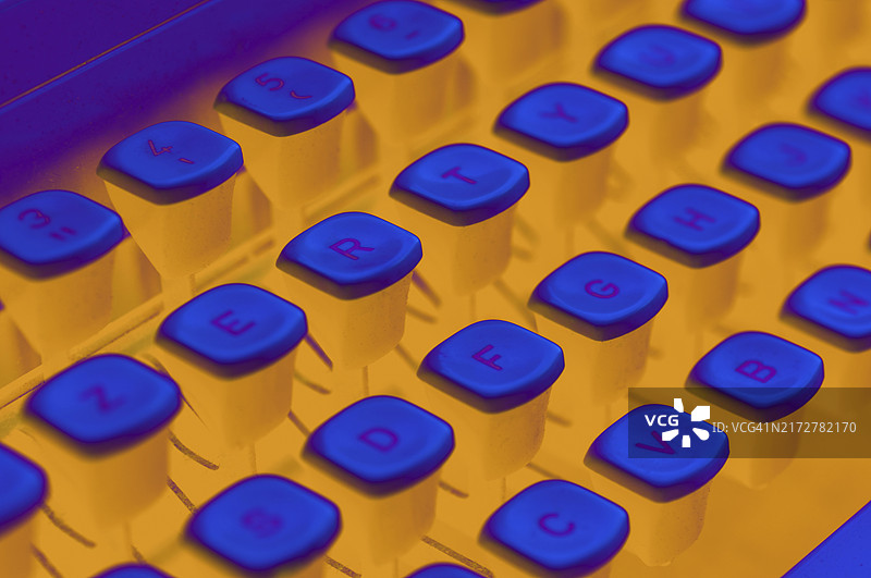 老式打字机的按键图片素材