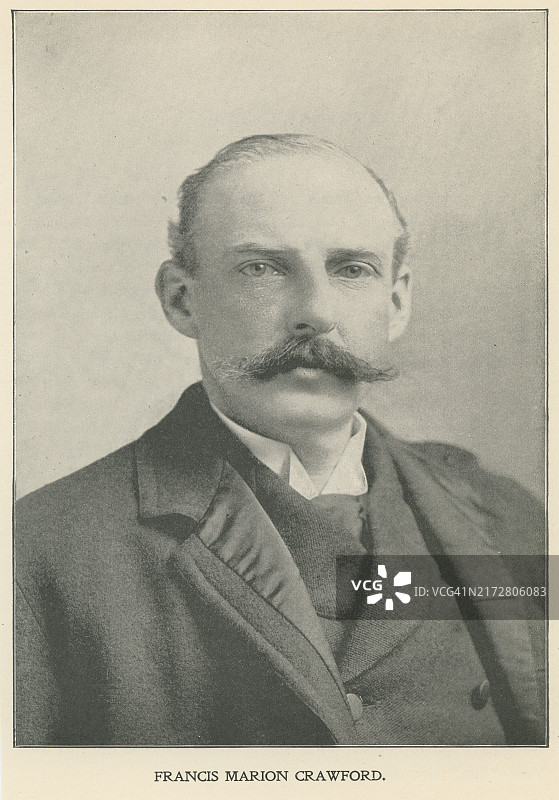 弗朗西斯·马里昂·克劳福德的肖像（1854年8月2日 - 1909年4月9日），是一位美国作家，以其众多小说而闻名，尤其是那些以意大利为背景的作品，以及他经典的奇幻和怪异故事。图片素材