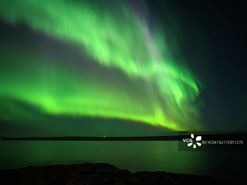赫瓦姆斯唐吉秋季北极光图片素材