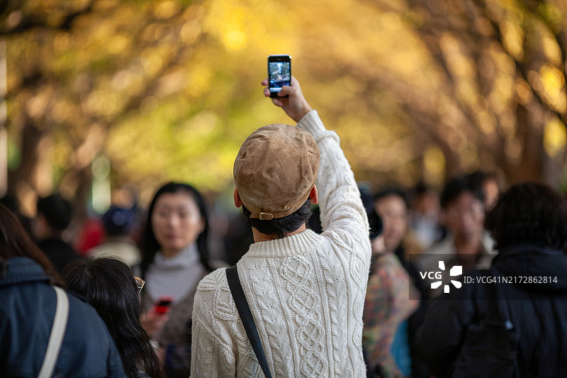 秋日东京景色图片素材