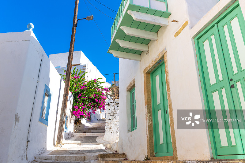 希腊岛屿建筑图片素材