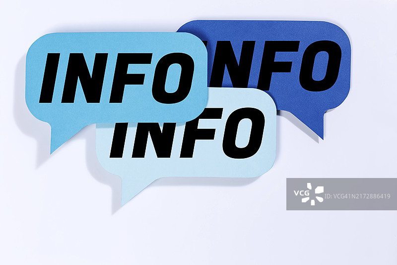 语音气泡中的信息与新闻沟通图片素材