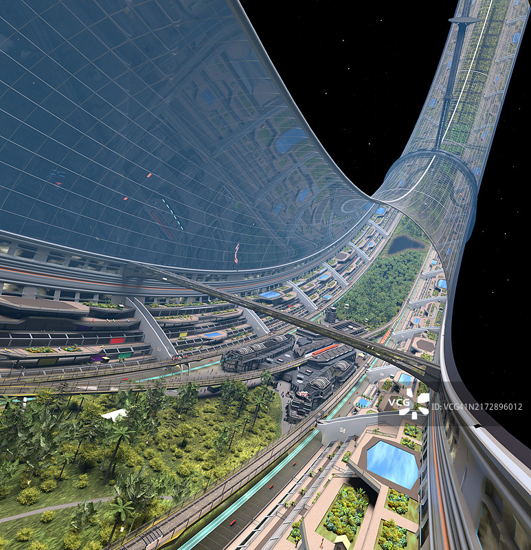 斯坦福环面剖面图图片素材